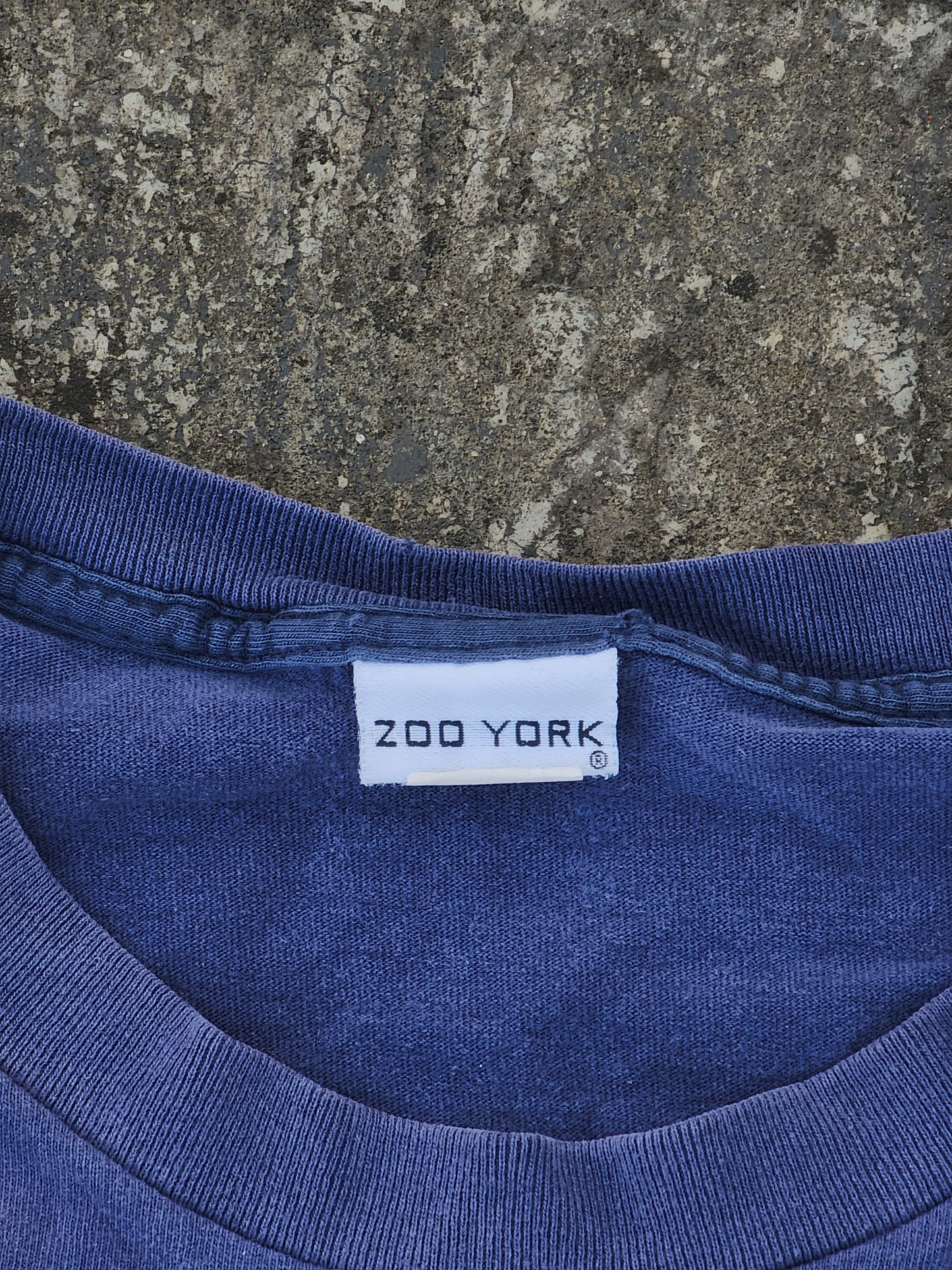 Vintage ZooYork Blue Graffiti Graphic Tee (L)