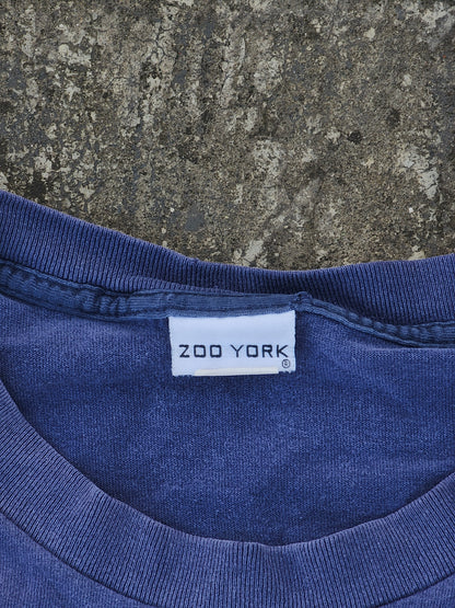 Vintage ZooYork Blue Graffiti Graphic Tee (L)