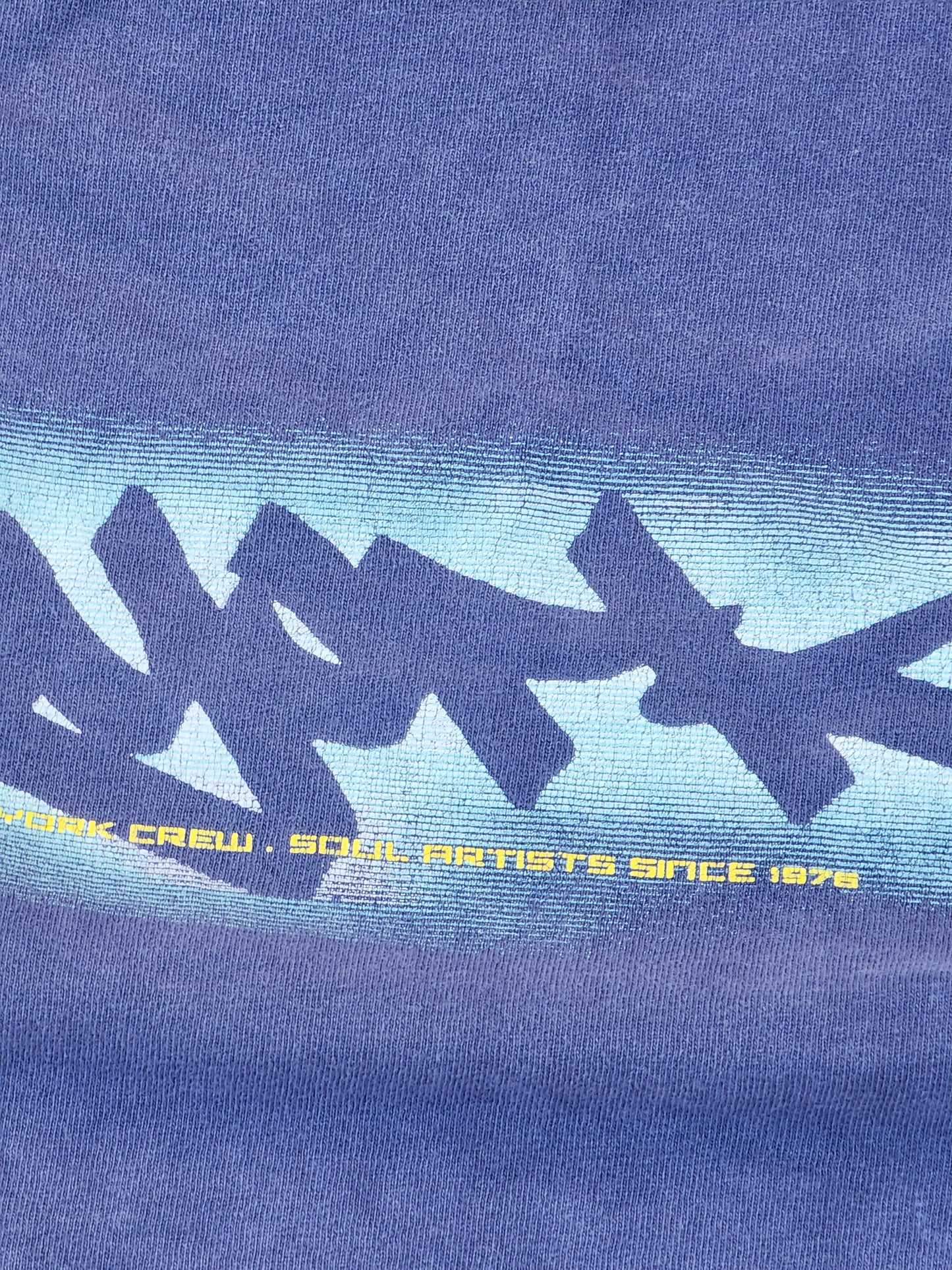 Vintage ZooYork Blue Graffiti Graphic Tee (L)