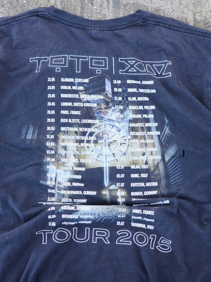 Vintage 2015 Toto XIV Band World Tour Tee (M/L)