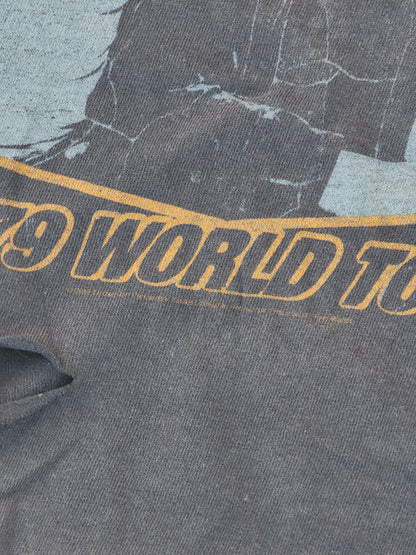 Vintage AC/DC Highway to Hell 1979 World Tour Heavily Distressed Tee (S)