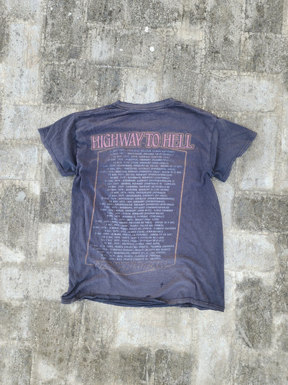 Vintage AC/DC Highway to Hell 1979 World Tour Heavily Distressed Tee (S)