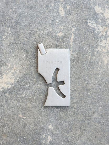 Vintage Pisces Pendant Stainless Steel