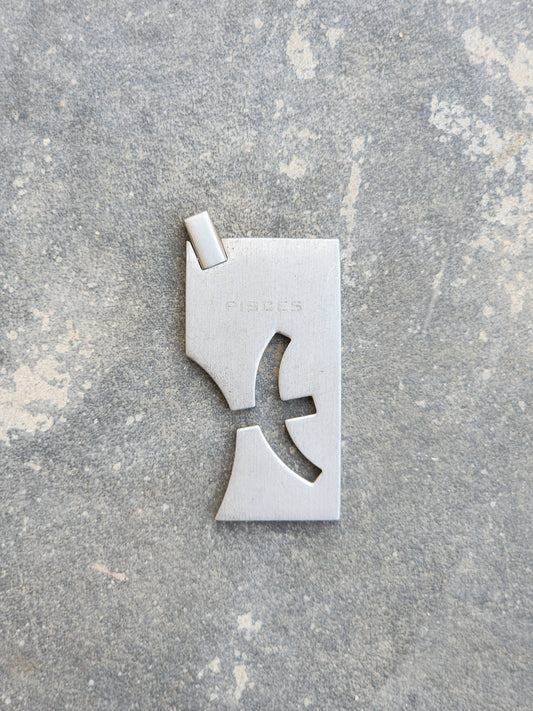 Vintage Pisces Pendant Stainless Steel