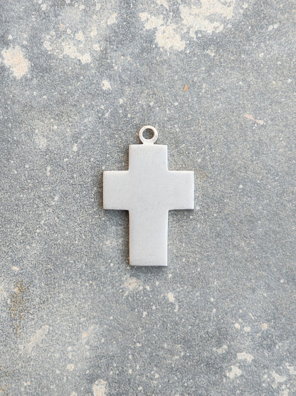 Carbon Fiber Cross Pendant
