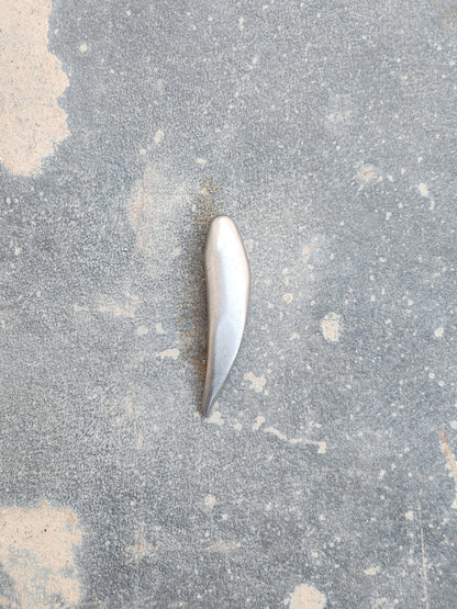 Vintage Metal Tooth Shaped Pendant / Charm