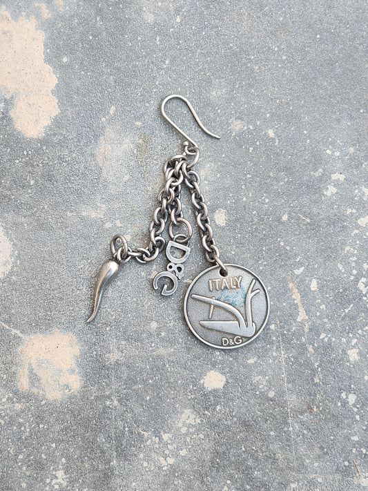 Vintage Dolce and Gabbana French Lira Pendant / Charm