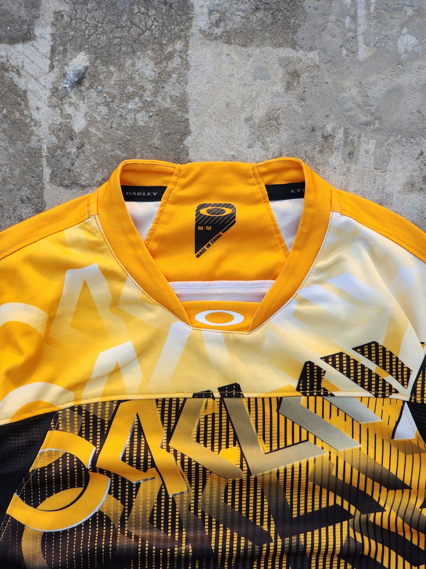 Oakley Golden Yellow and Black Jersey (M)