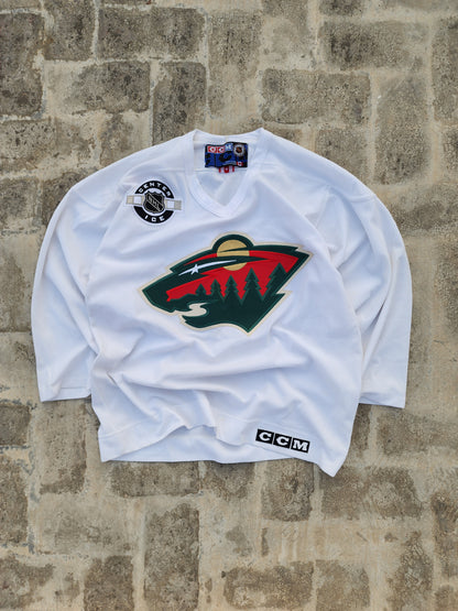 Minesota Wilds NHL CCM Vintage Jersey (M)