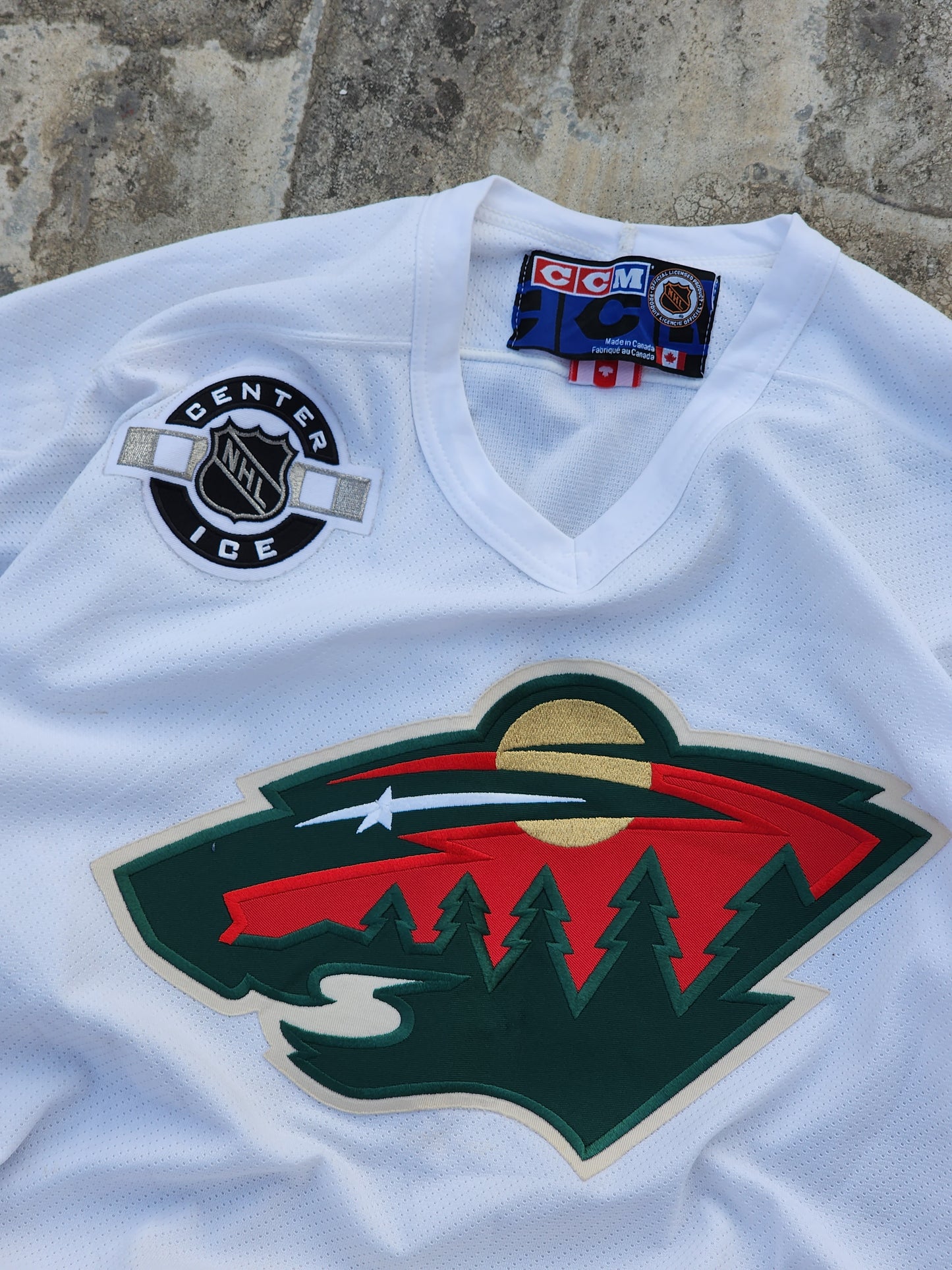 Minesota Wilds NHL CCM Vintage Jersey (M)