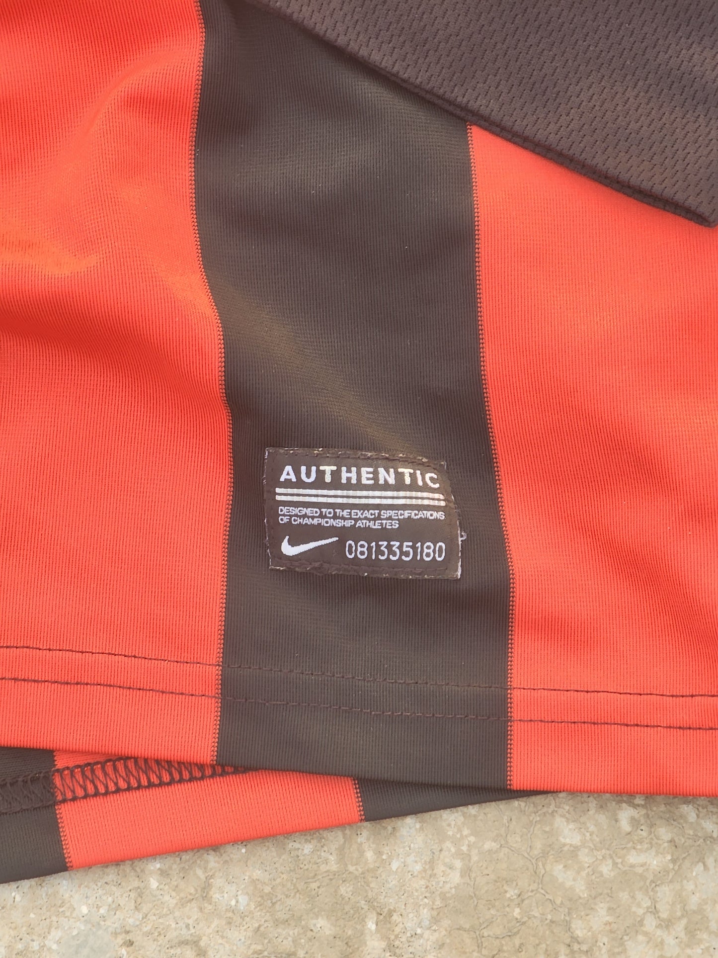Nike Abertina Football Club Black and Red Jersey (L)