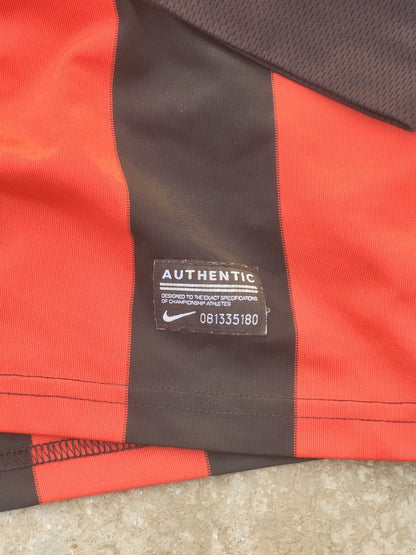 Nike Abertina Football Club Black and Red Jersey (L)
