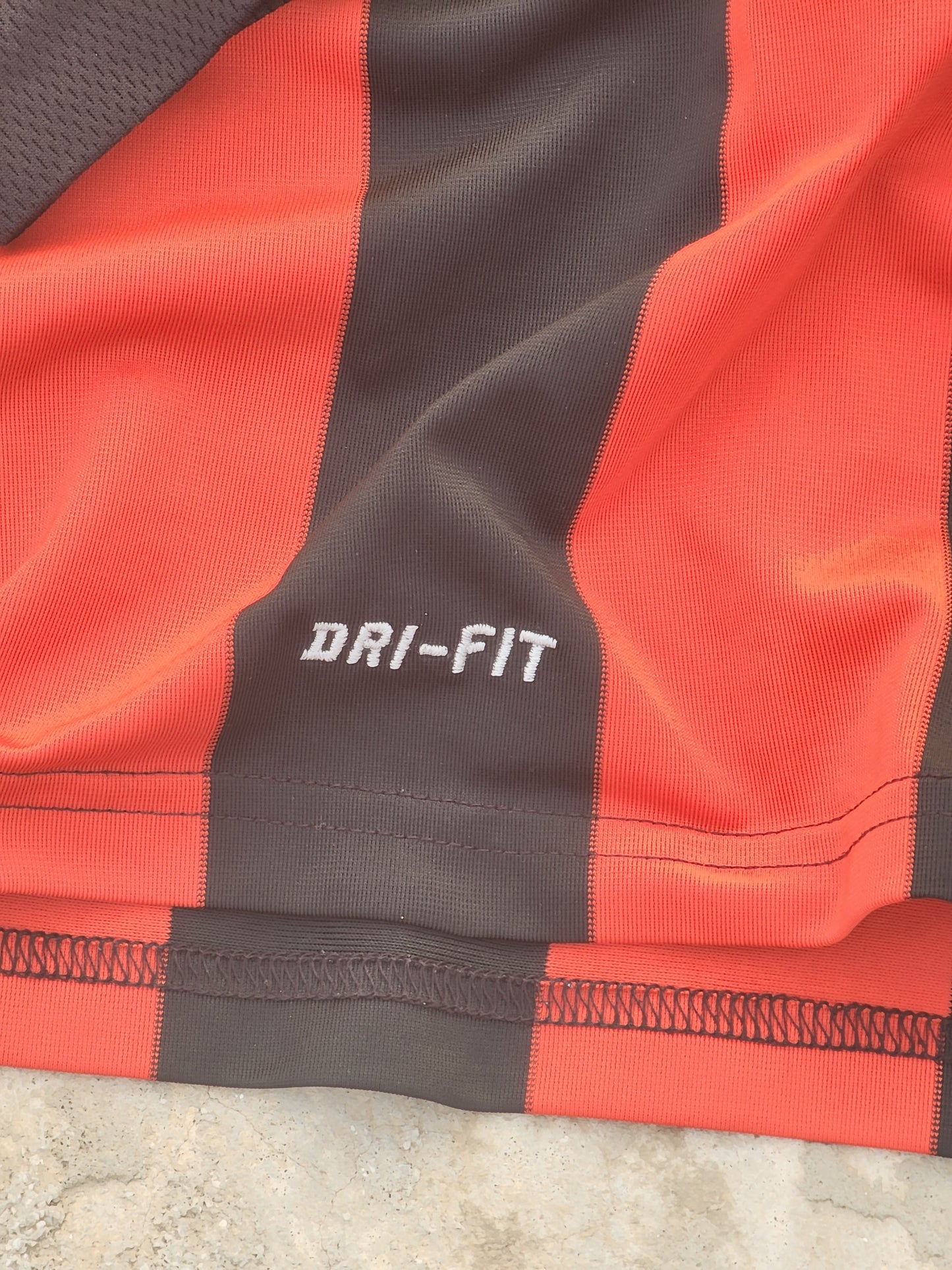 Nike Abertina Football Club Black and Red Jersey (L)