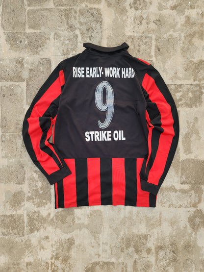 Nike Abertina Football Club Black and Red Jersey (L)