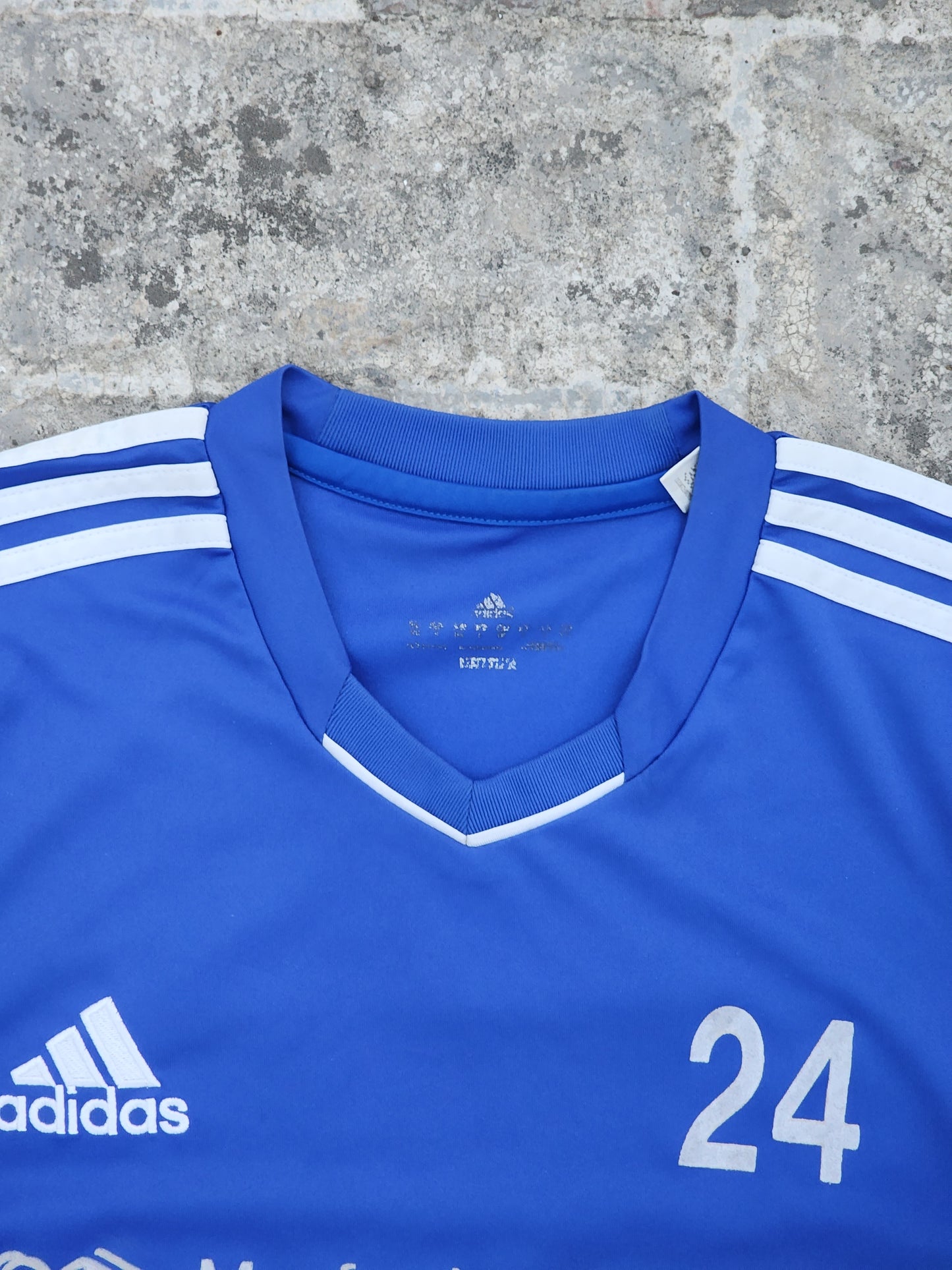 Adidas Blue Manfred Sponsor Jersey (L)
