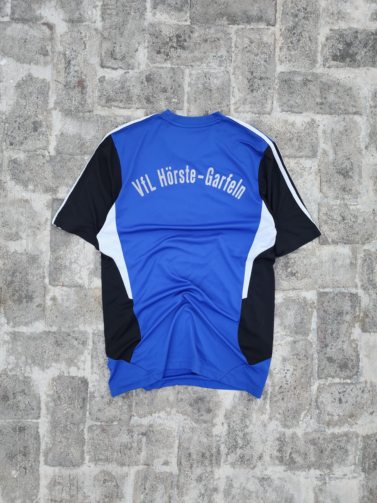 Adidas Blue Manfred Sponsor Jersey (L)