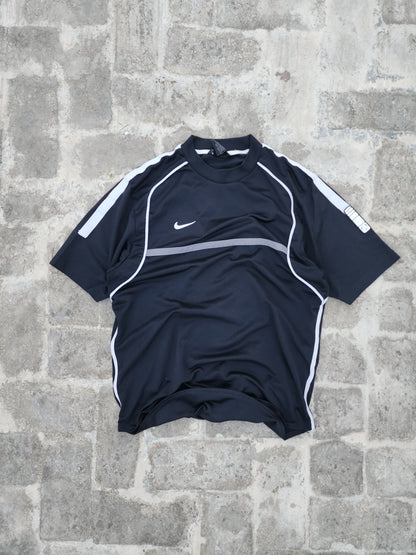 Nike Black and White Dri-Fit Jersey (M)