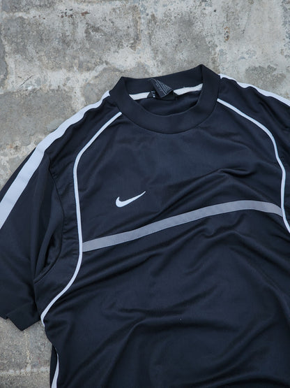 Nike Black and White Dri-Fit Jersey (M)