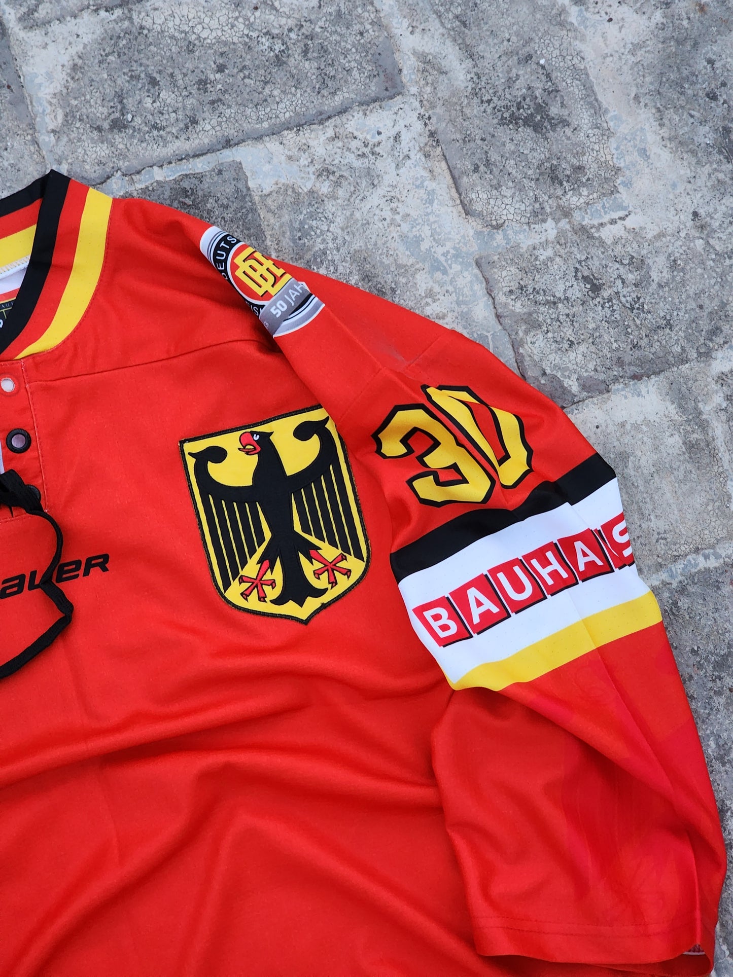 Germany Bauer Ice Hockey 2013 Jersey (L)