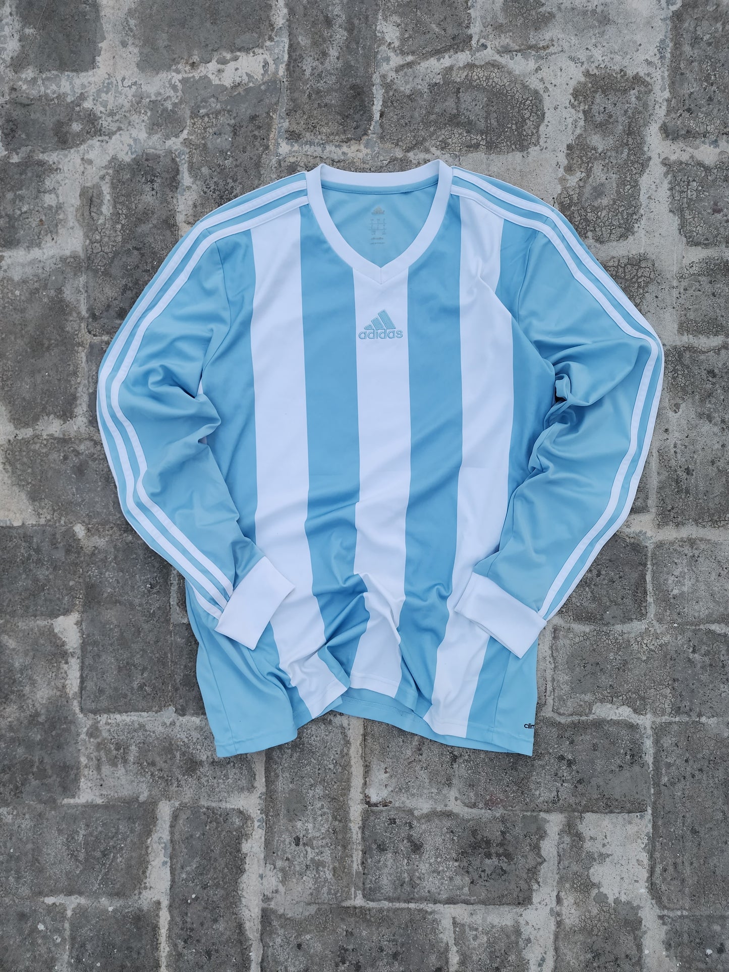 Adidas Full Sleeves Alexandrov 11 Blue/White Jersey (L)