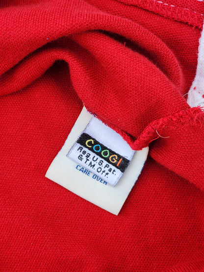 Vintage COOGI Red Polo Hand Embroidery (XXL)