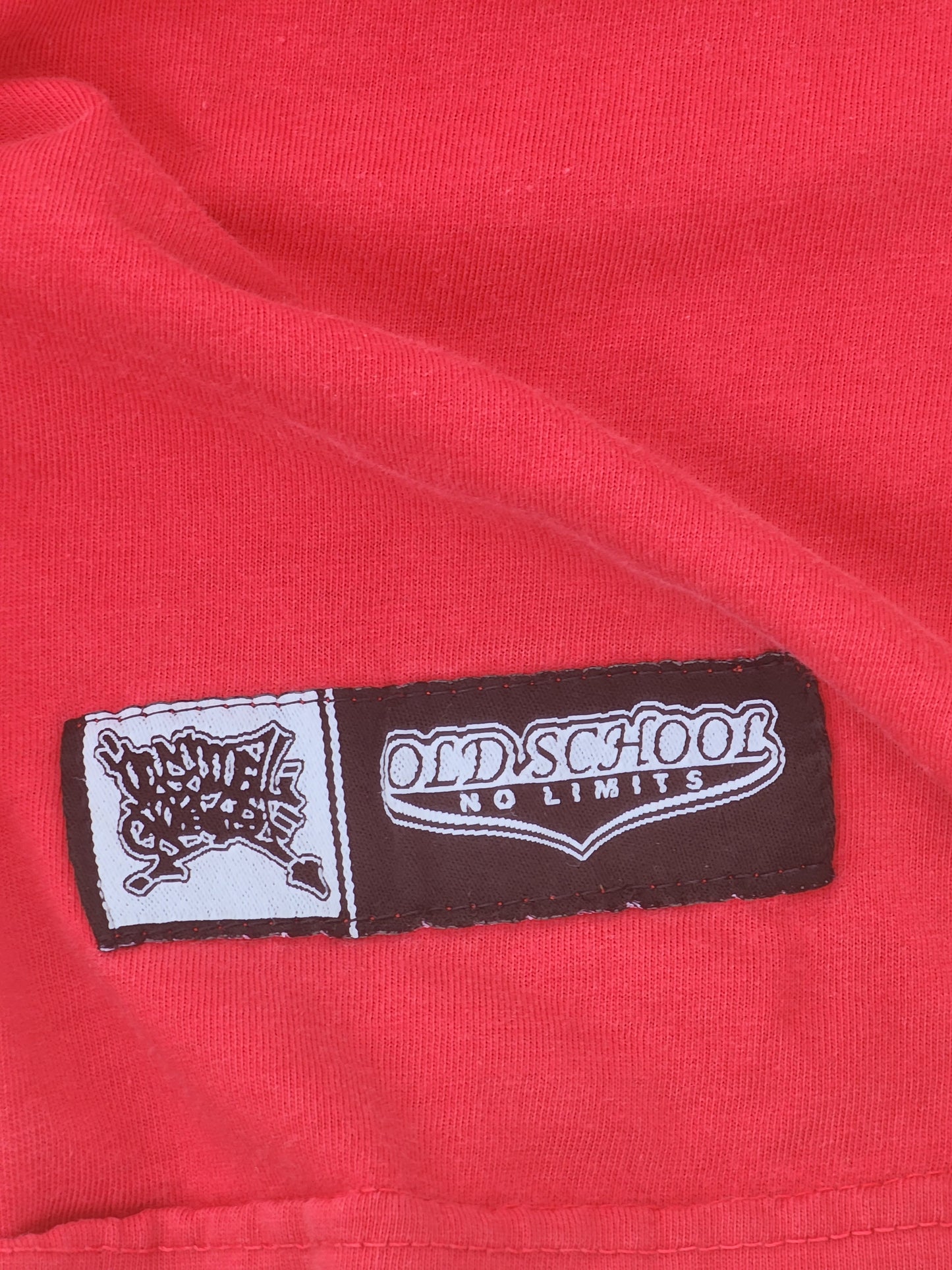 Old School Red Embroidery Tee (M)