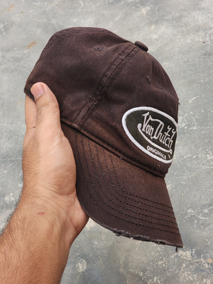 Vintage Von Dutch Faded Black Cap