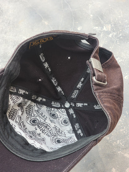 Vintage Von Dutch Faded Black Cap