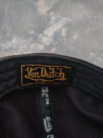 Vintage Von Dutch Faded Black Cap