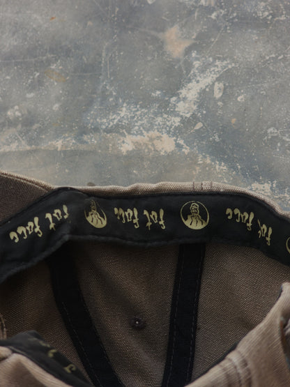 Vintage FatFace 3d Embossed Distressed 88 Khaki Cap