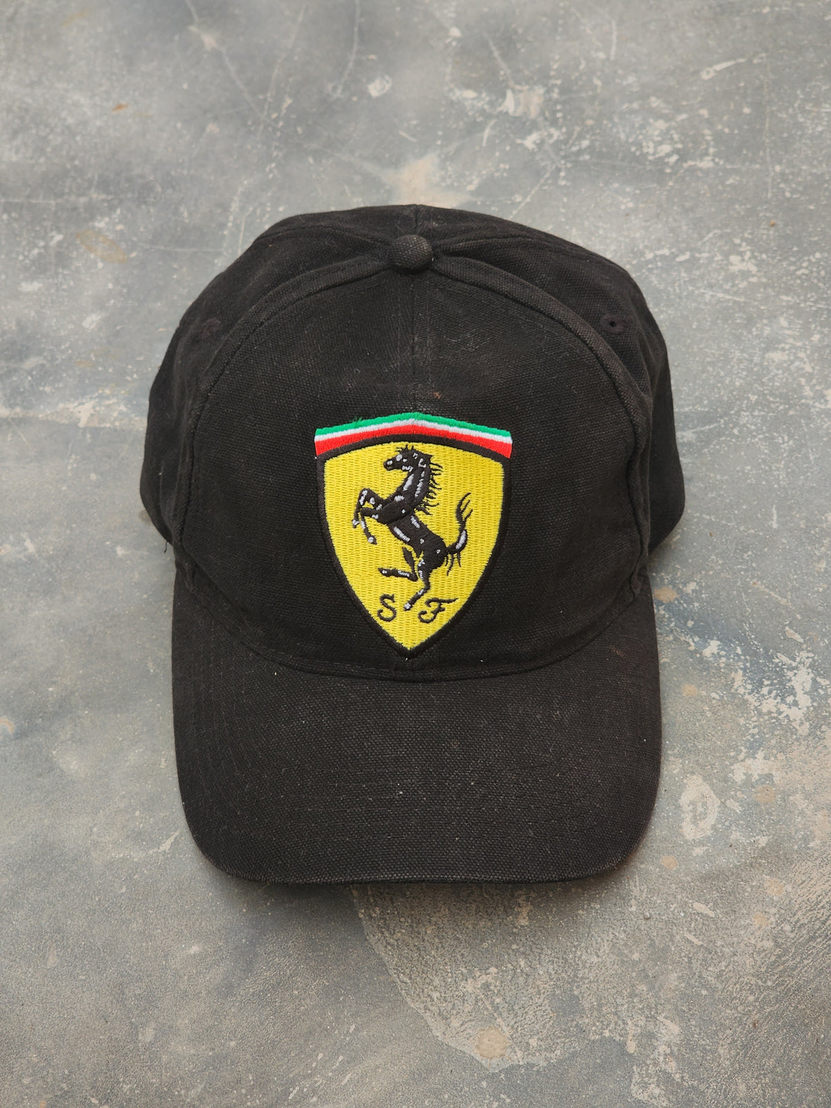 Vintage 2000s Scuderia Ferrari Black Cap