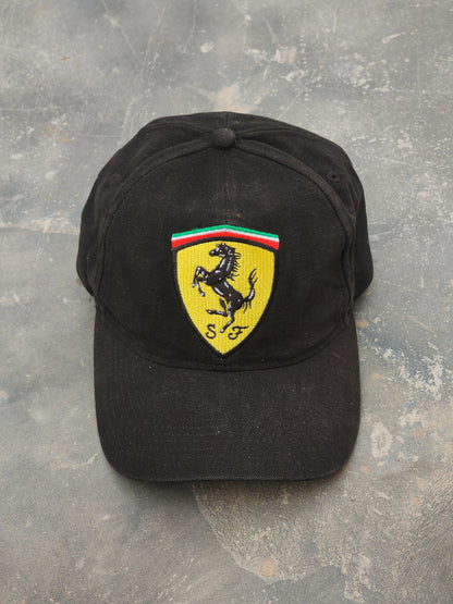 Vintage 2000s Scuderia Ferrari Black Cap