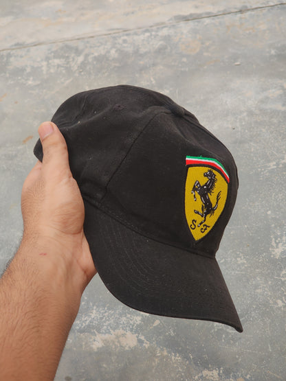 Vintage 2000s Scuderia Ferrari Black Cap