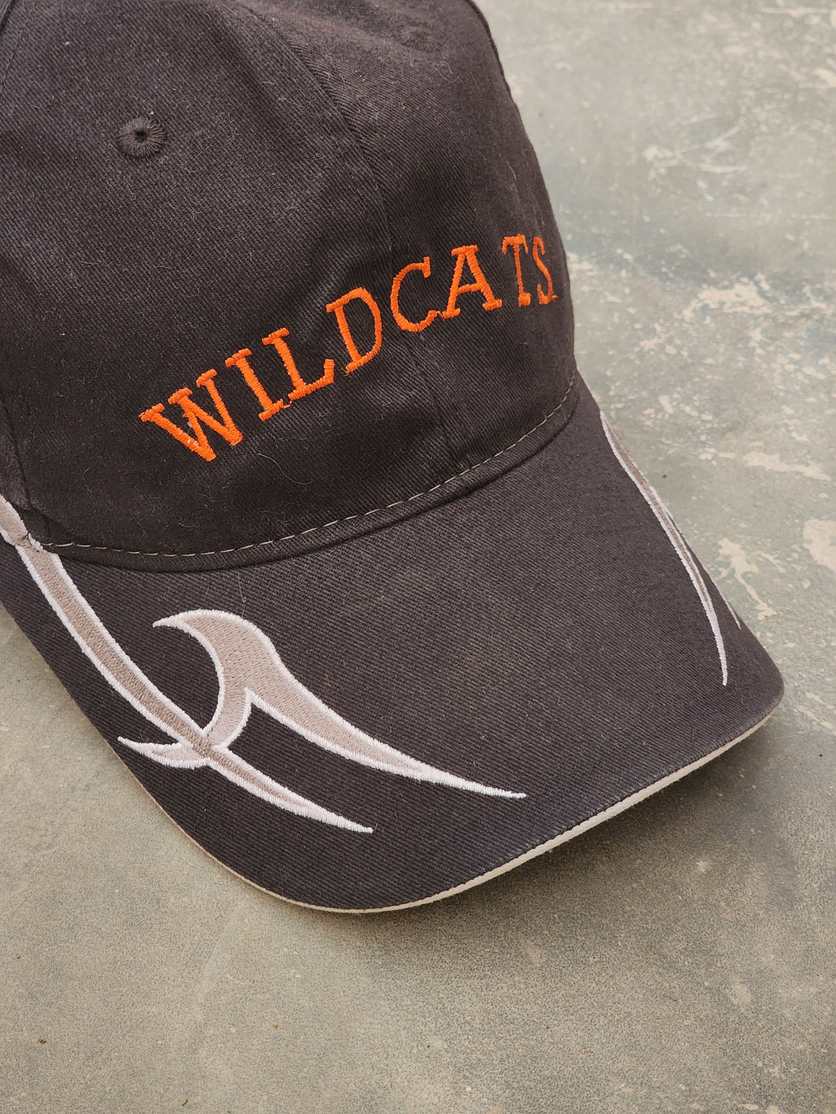 Wildcats Black and Grey Cap by Port Authority