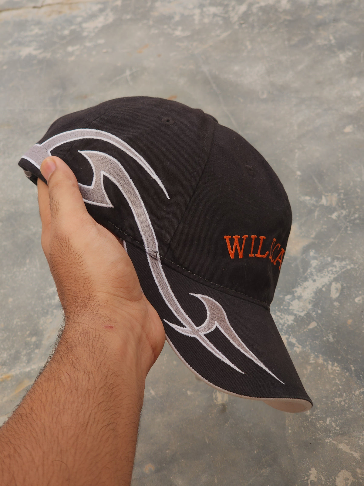 Wildcats Black and Grey Cap by Port Authority
