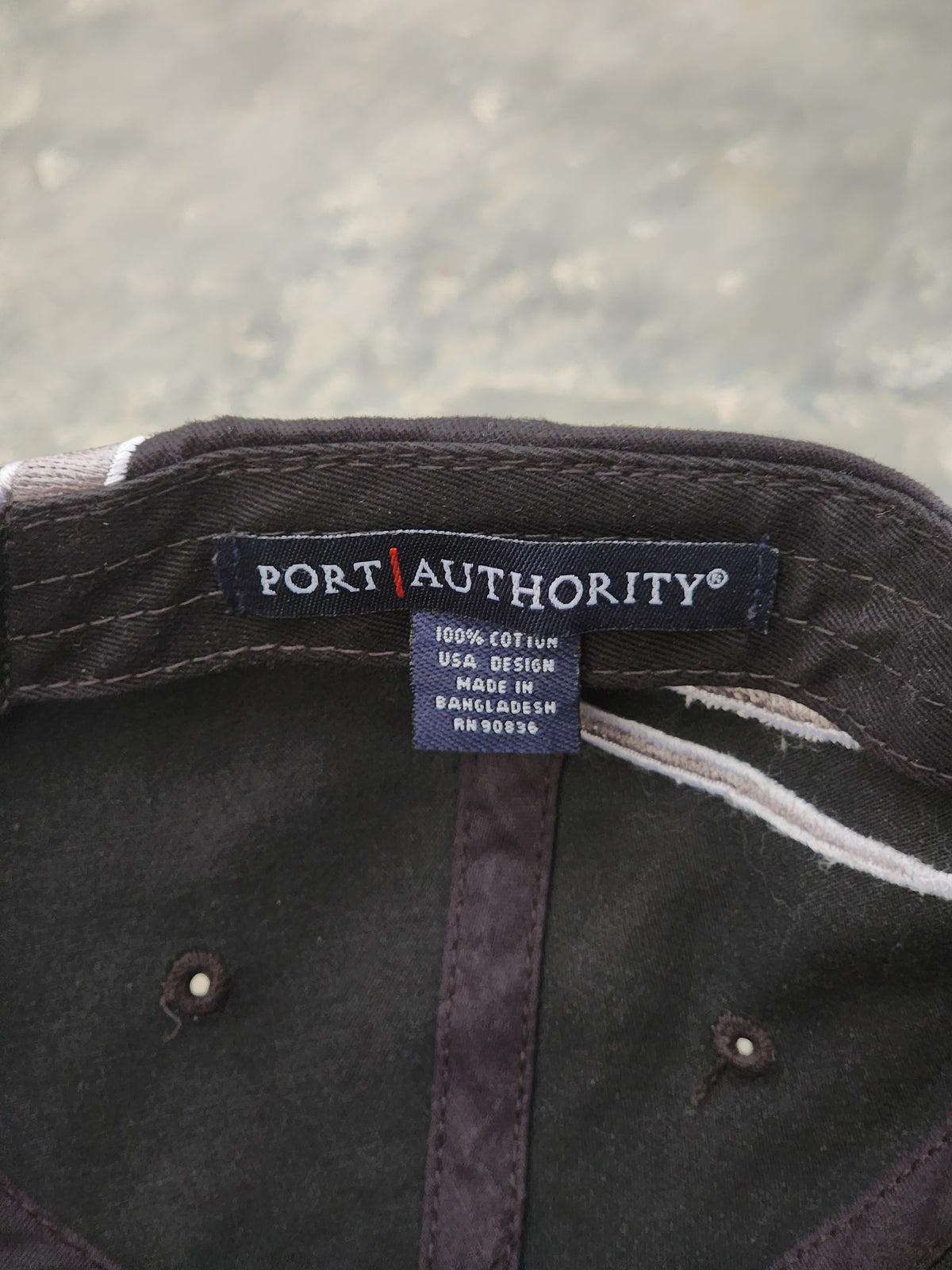 Wildcats Black and Grey Cap by Port Authority