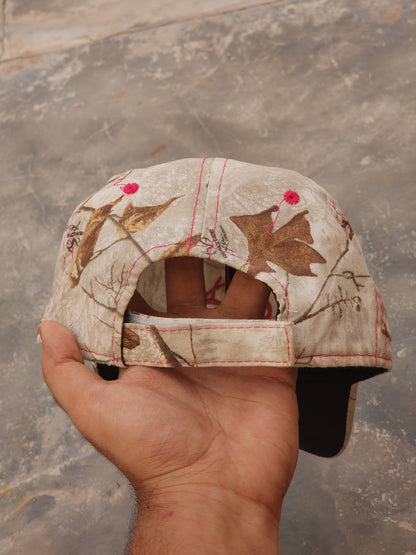 Realtree White and Pink Camo Cap