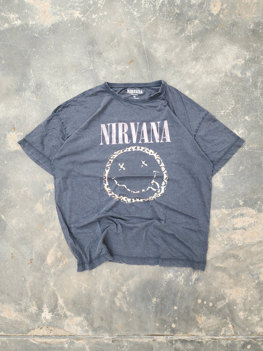 Nirvana Gray / Pink Smiley Tee (M)