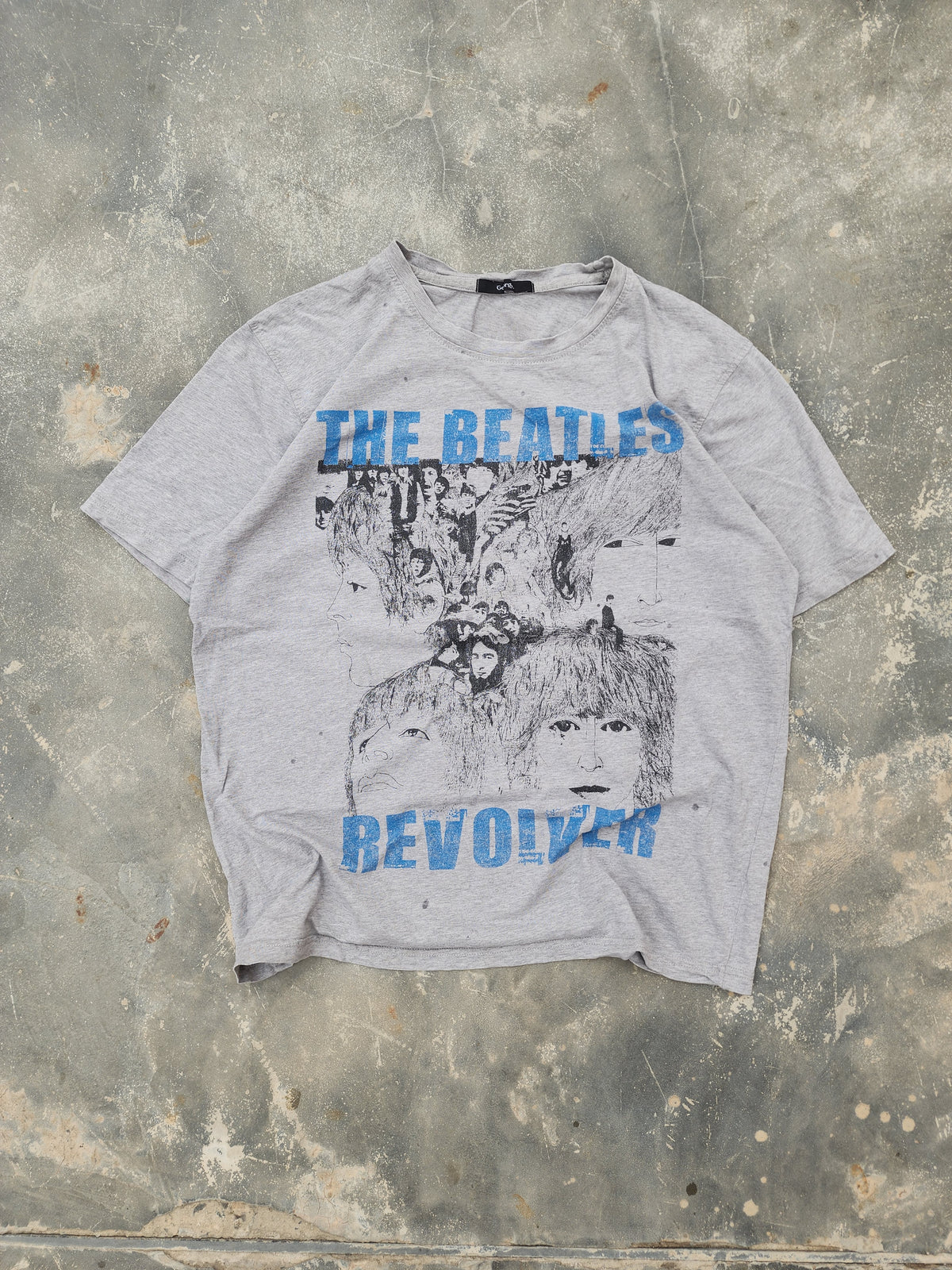 Vintage 2006 The Beatles Revolver Grey Tee by George (S)