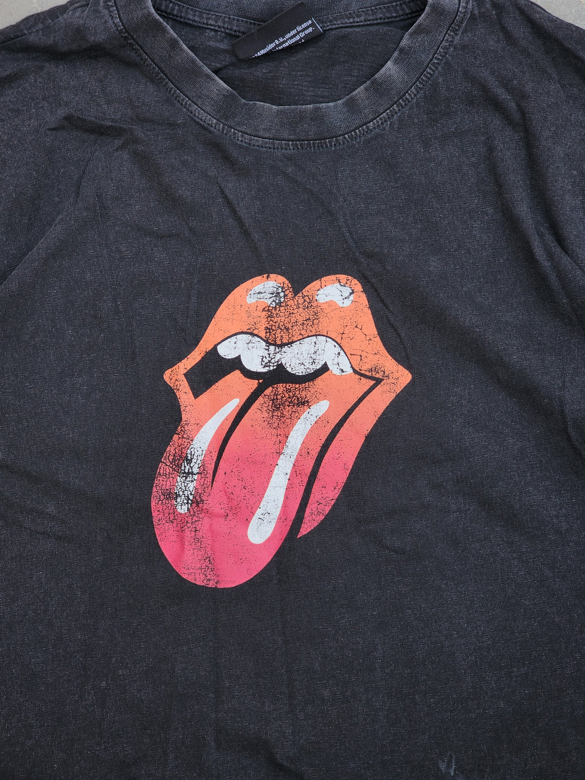 Rolling Stones Official Black Tee (S/M)