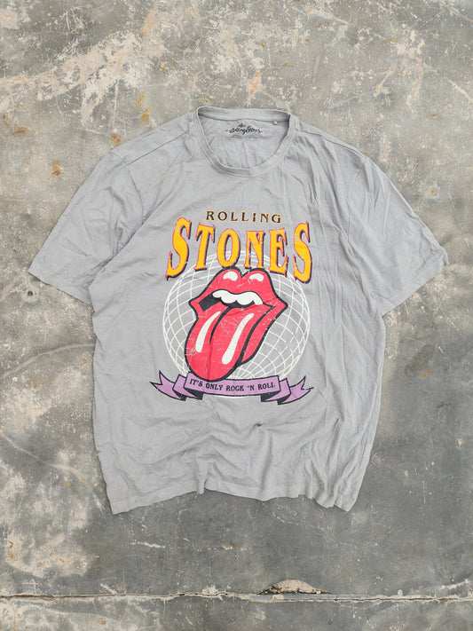 Rolling Stones Rock and Roll Light Gray Tee (M/L)