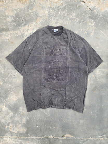 Vintage 1990s TYCA 3d Embossed "Made in USA" Blank Tag Tee (L)