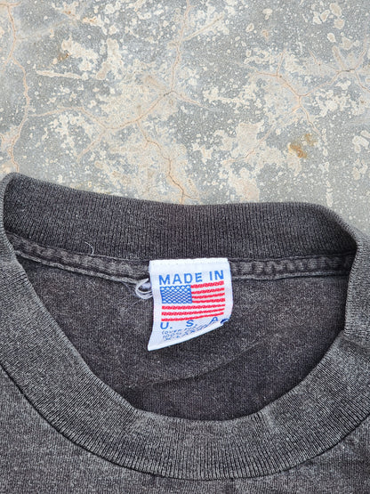 Vintage 1990s TYCA 3d Embossed "Made in USA" Blank Tag Tee (L)