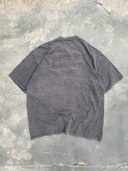 Vintage 1990s TYCA 3d Embossed "Made in USA" Blank Tag Tee (L)