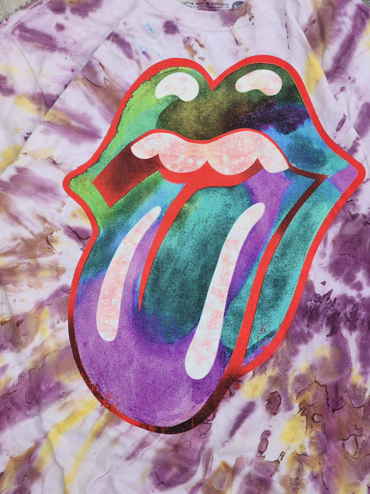 The Rolling Stones 2015 Tie Dye Tee (M)