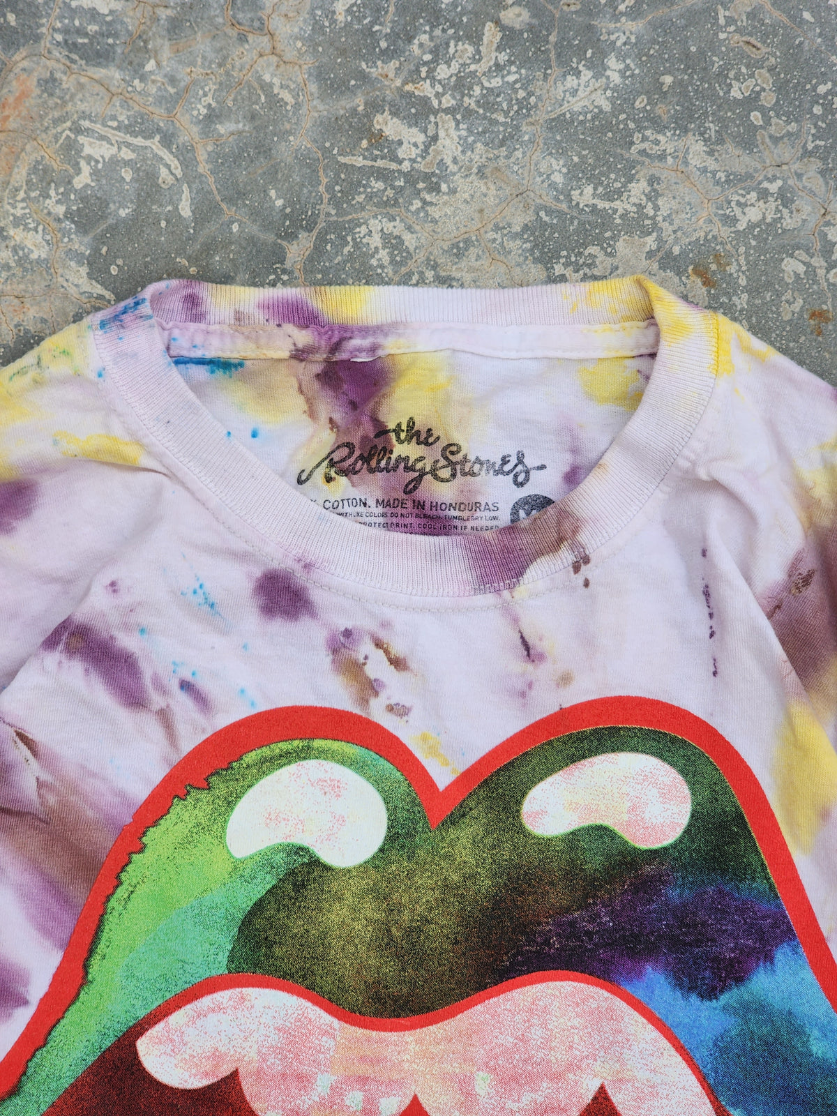 The Rolling Stones 2015 Tie Dye Tee (M)