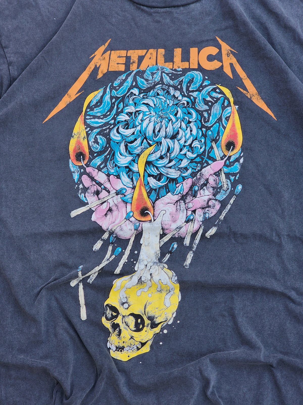 Metallica Dark Grey Bershka Tee (M)