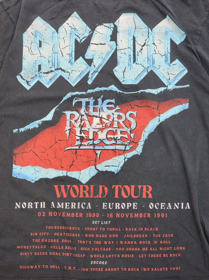 AC/DC The Razor's Edge 1990-91 Tour Tee (XL)