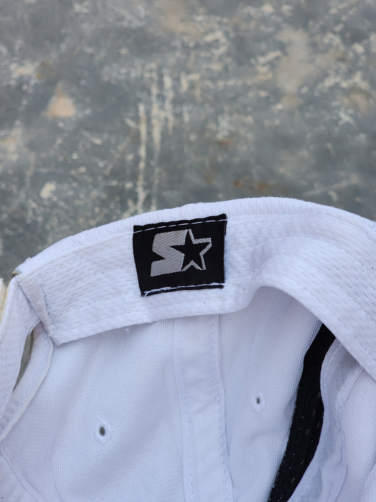 Starter Black and White Dri-Star Cap