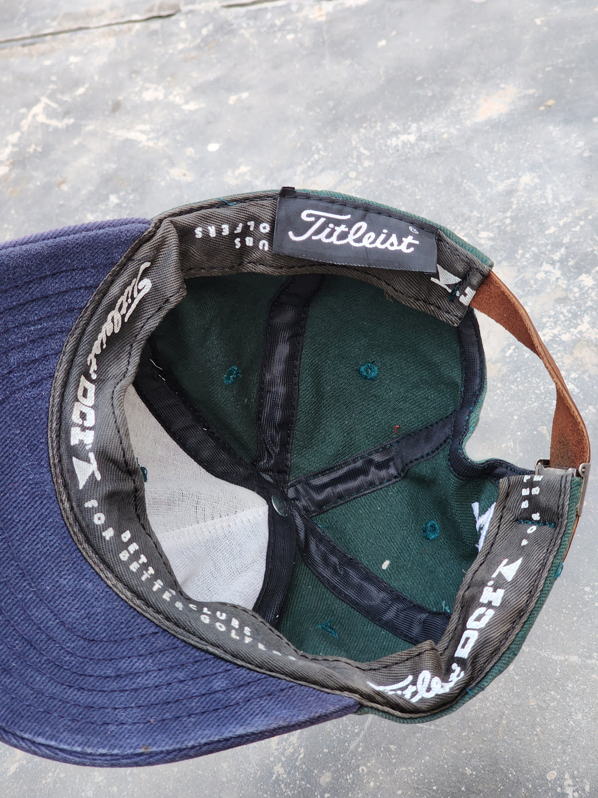 Vintage Titleist Green and Purple DCI Cap